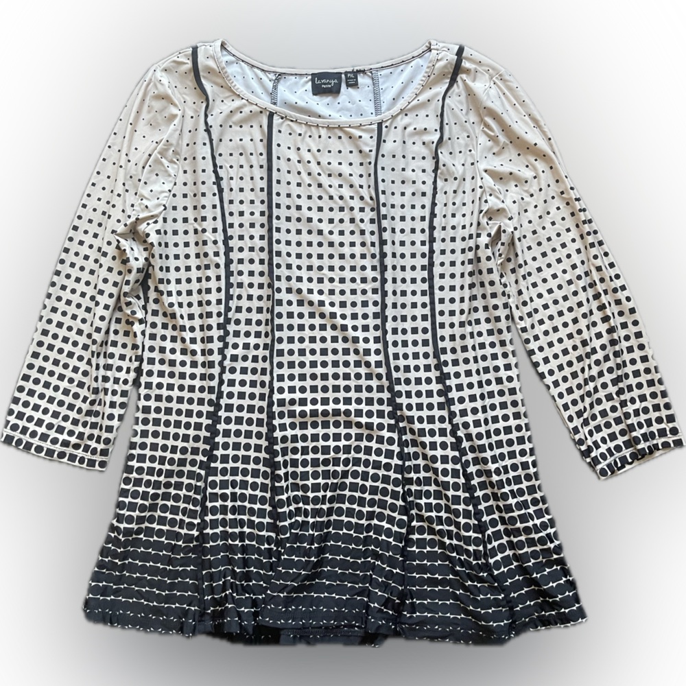 Lavaniza Elegant Black and Gold Women's Blouse